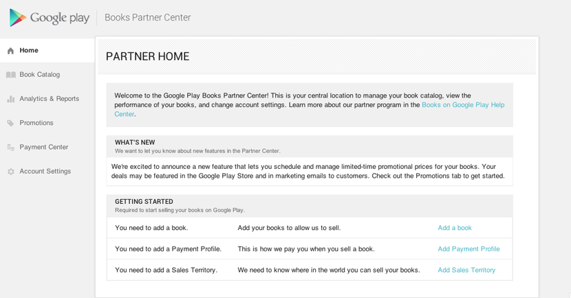 Google Play Books – Home