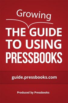 Pressbooks User Guide book cover