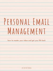 Personal Email Management book cover