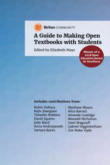 A Guide to Making Open Textbooks with Students book cover